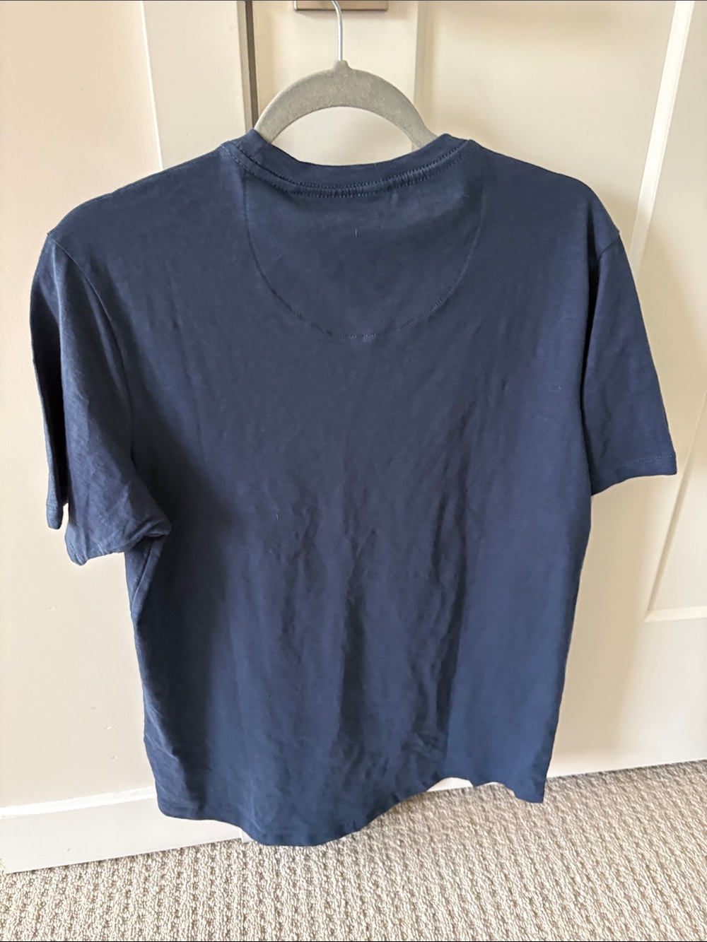 NWT Free Planet Men’s Navy Short Sleeve Organic Cotton Crew Tee -Size Medium - Picture 6 of 8